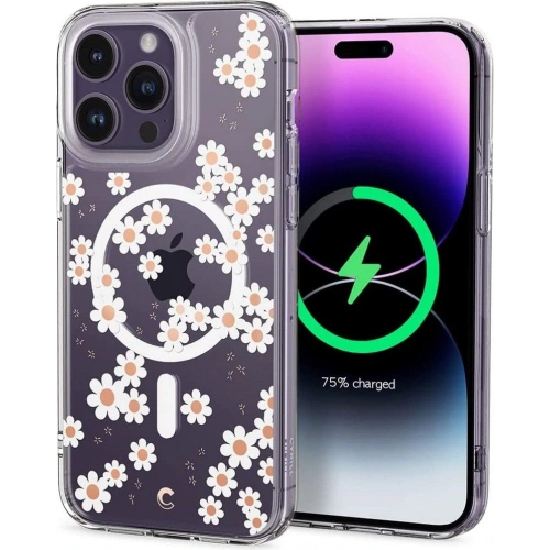Kup Etui Spigen Cyrill Cecile Mag MagSafe Apple iPhone 14 Pro Max Alb Margareta - SPN2471 - {ean13} - Sklep Home Screen