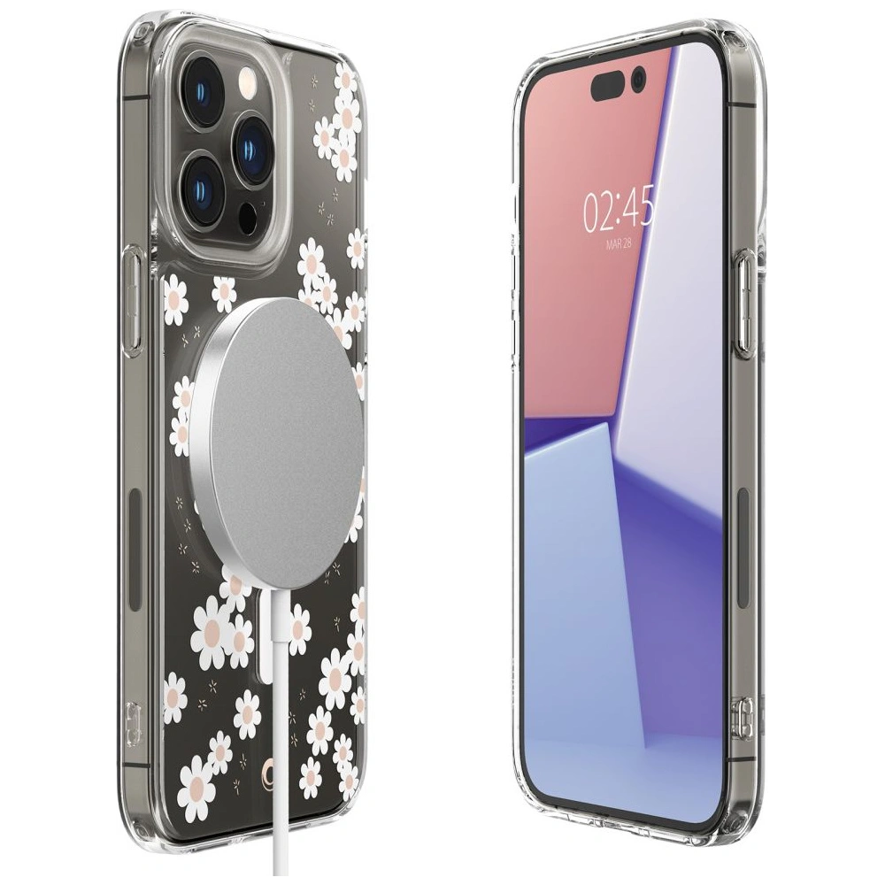 Etui Spigen Cyrill Cecile Mag MagSafe Apple iPhone 14 Pro Max White Daisy