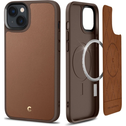Kup Case Spigen Cyrill Kajuk Mag MagSafe Apple iPhone 14 Plus / 15 Plus Sattelbraun - SPN2478 - {ean13} - Sklep Home Screen