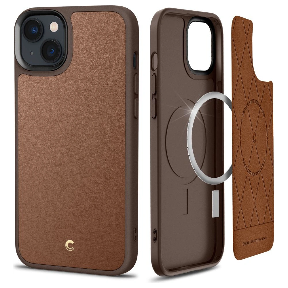 Etui Spigen Cyrill Kajuk Mag MagSafe Apple iPhone 14 Plus / 15 Plus Saddle Brown