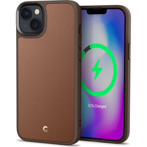 Kup Etui Spigen Cyrill Kajuk Mag MagSafe Apple iPhone 14 Plus / 15 Plus Saddle Brown - SPN2478 - {ean13} - Sklep Home Screen