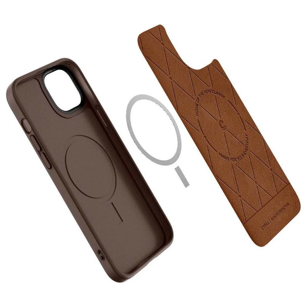 Etui Spigen Cyrill Kajuk Mag MagSafe Apple iPhone 14 Plus / 15 Plus Saddle Brown