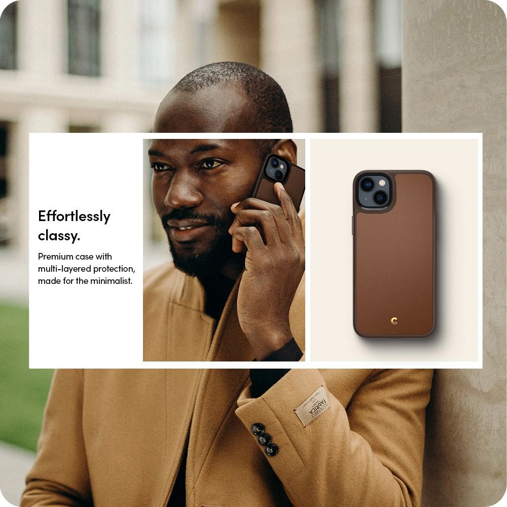 Etui Spigen Cyrill Kajuk Mag MagSafe Apple iPhone 14 Plus / 15 Plus Saddle Brown