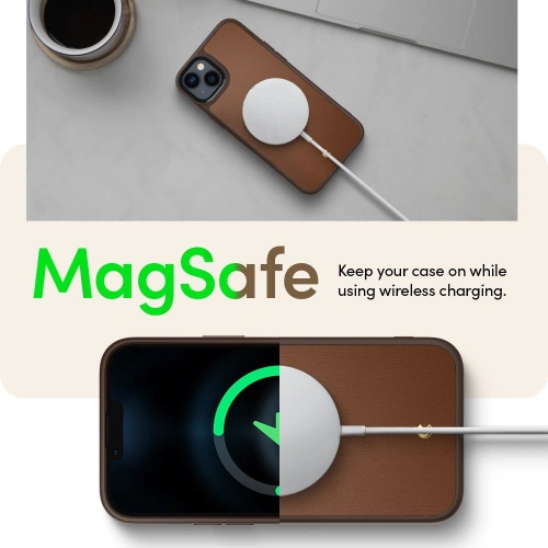 Kup Etui Spigen Cyrill Kajuk Mag MagSafe Apple iPhone 14 Plus / 15 Plus Ülőbarna - SPN2478 - {ean13} - Sklep Home Screen