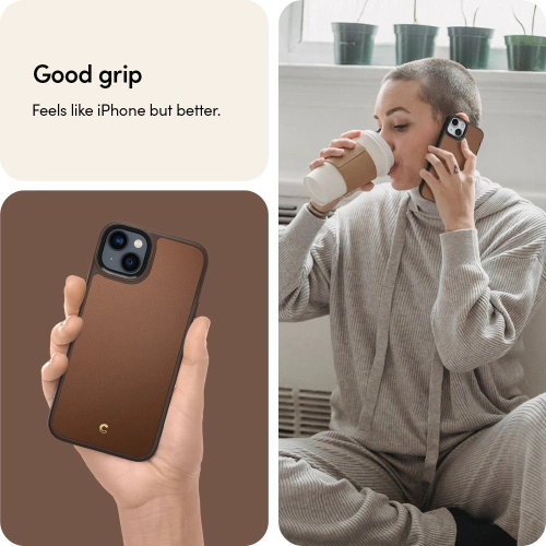 Kup Etui Spigen Cyrill Kajuk Mag MagSafe Apple iPhone 14 Plus / 15 Plus Saddle Brown - SPN2478 - {ean13} - Sklep Home Screen