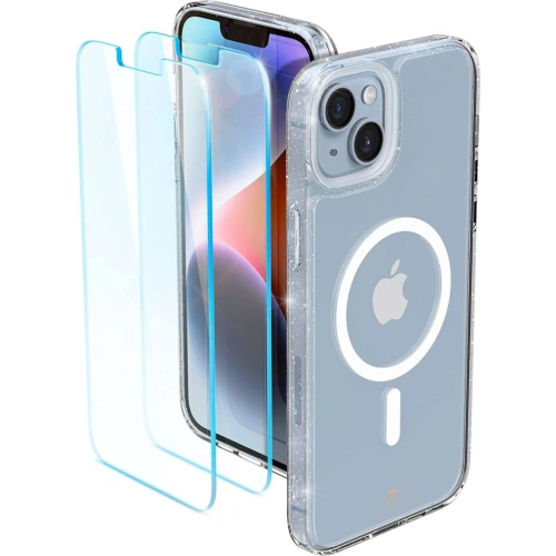 Kup Etui Spigen Cyrill Shine Mag MagSafe Apple iPhone 14 Plus / 15 Plus Glitter Clear - SPN2479 - {ean13} - Sklep Home Screen