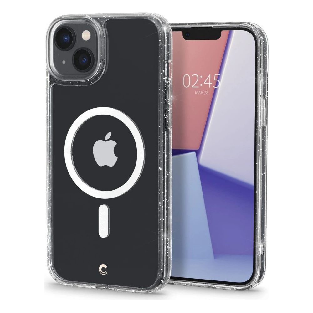 Etui Spigen Cyrill Shine Mag MagSafe Apple iPhone 14 Plus / 15 Plus Glitter Clear
