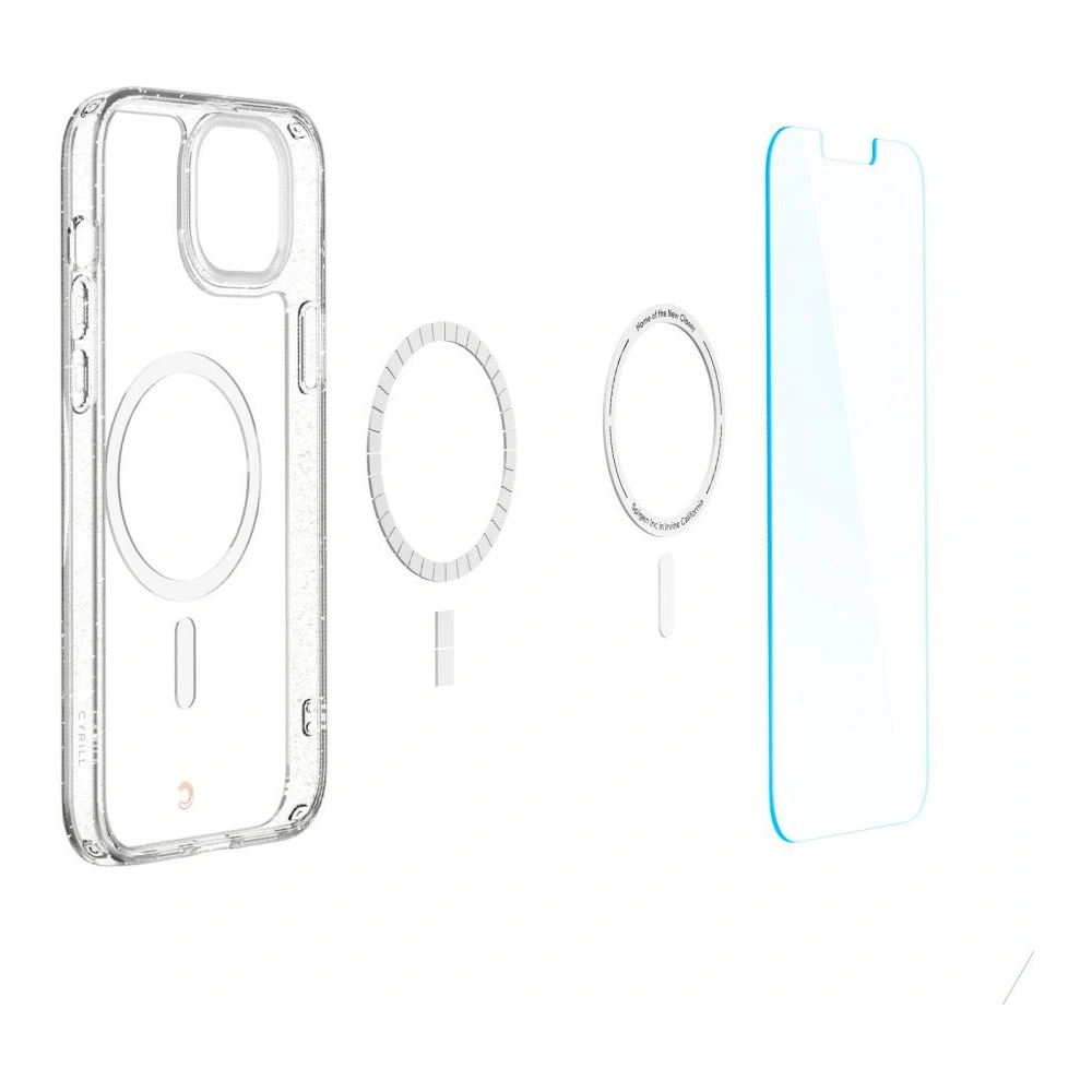 Etui Spigen Cyrill Shine Mag MagSafe Apple iPhone 14 Plus / 15 Plus Glitter Clear