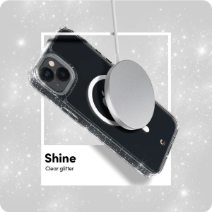 Etui Spigen Cyrill Shine Mag MagSafe Apple iPhone 14 Plus / 15 Plus Glitter Clear