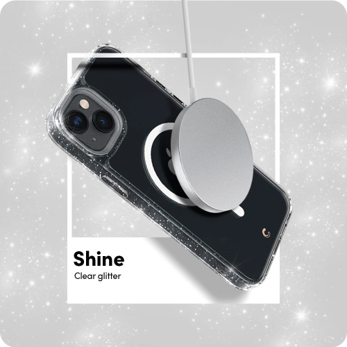 Kup Case Spigen Cyrill Shine Mag MagSafe Apple iPhone 14 Plus / 15 Plus Glitter Clear - SPN2479 - {ean13} - Sklep Home Screen