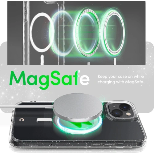 Kup Case Spigen Cyrill Shine Mag MagSafe Apple iPhone 14 Plus / 15 Plus Glitter Clear - SPN2479 - {ean13} - Sklep Home Screen