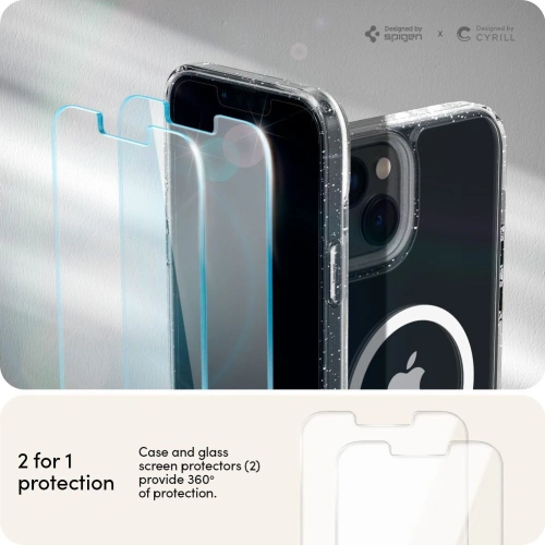 Kup Case Spigen Cyrill Shine Mag MagSafe Apple iPhone 14 Plus / 15 Plus Glitter Clear - SPN2479 - {ean13} - Sklep Home Screen