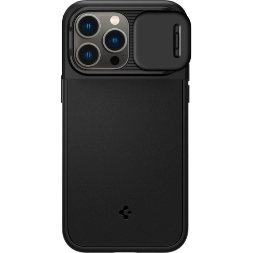 Kup Case Spigen Optik Armor Mag MagSafe Apple iPhone 14 Pro Max Schwarz - SPN2482 - {ean13} - Sklep Home Screen