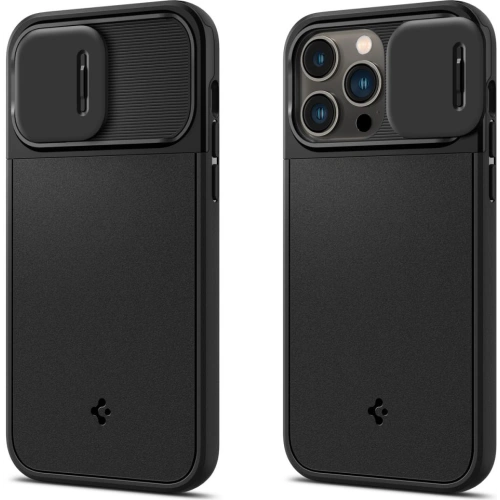 Kup Case Spigen Optik Armor Mag MagSafe Apple iPhone 14 Pro Max Schwarz - SPN2482 - {ean13} - Sklep Home Screen
