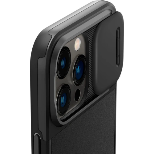 Kup Case Spigen Optik Armor Mag MagSafe Apple iPhone 14 Pro Max Schwarz - SPN2482 - {ean13} - Sklep Home Screen