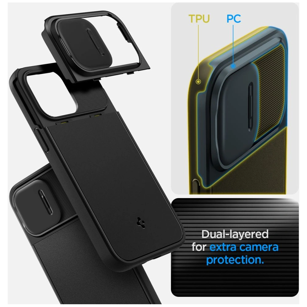 Etui Spigen Optik Armor Mag MagSafe Apple iPhone 14 Pro Max Black