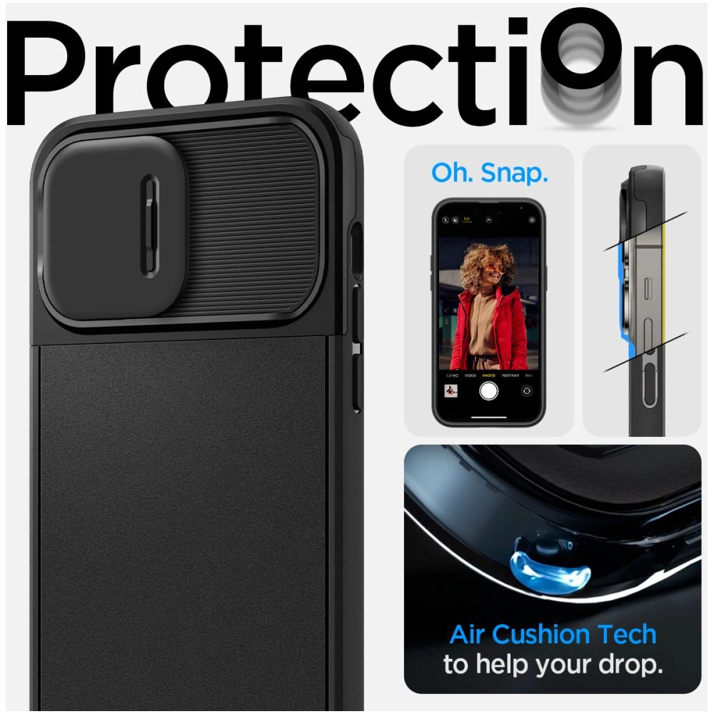 Etui Spigen Optik Armor Mag MagSafe Apple iPhone 14 Pro Max Black