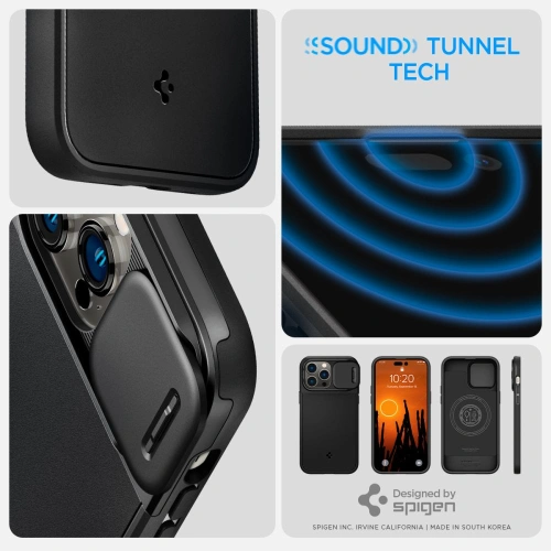 Kup Case Spigen Optik Armor Mag MagSafe Apple iPhone 14 Pro Max Schwarz - SPN2482 - {ean13} - Sklep Home Screen