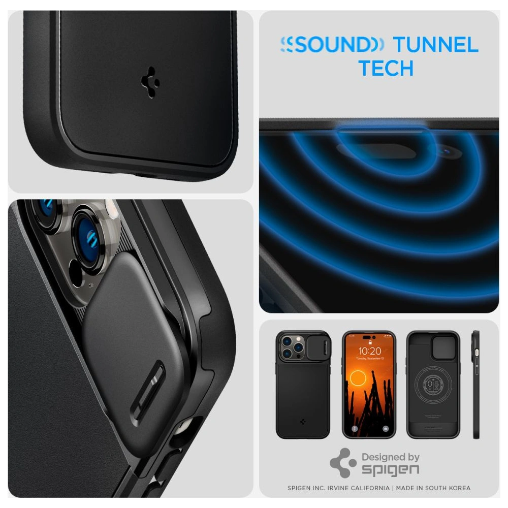 Etui Spigen Optik Armor Mag MagSafe Apple iPhone 14 Pro Max Black