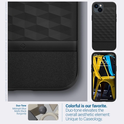 Kup Case Caseology Parallax Mag MagSafe Apple iPhone 14 Plus / 15 Plus Matt Schwarz - CSL081 - {ean13} - Sklep Home Screen