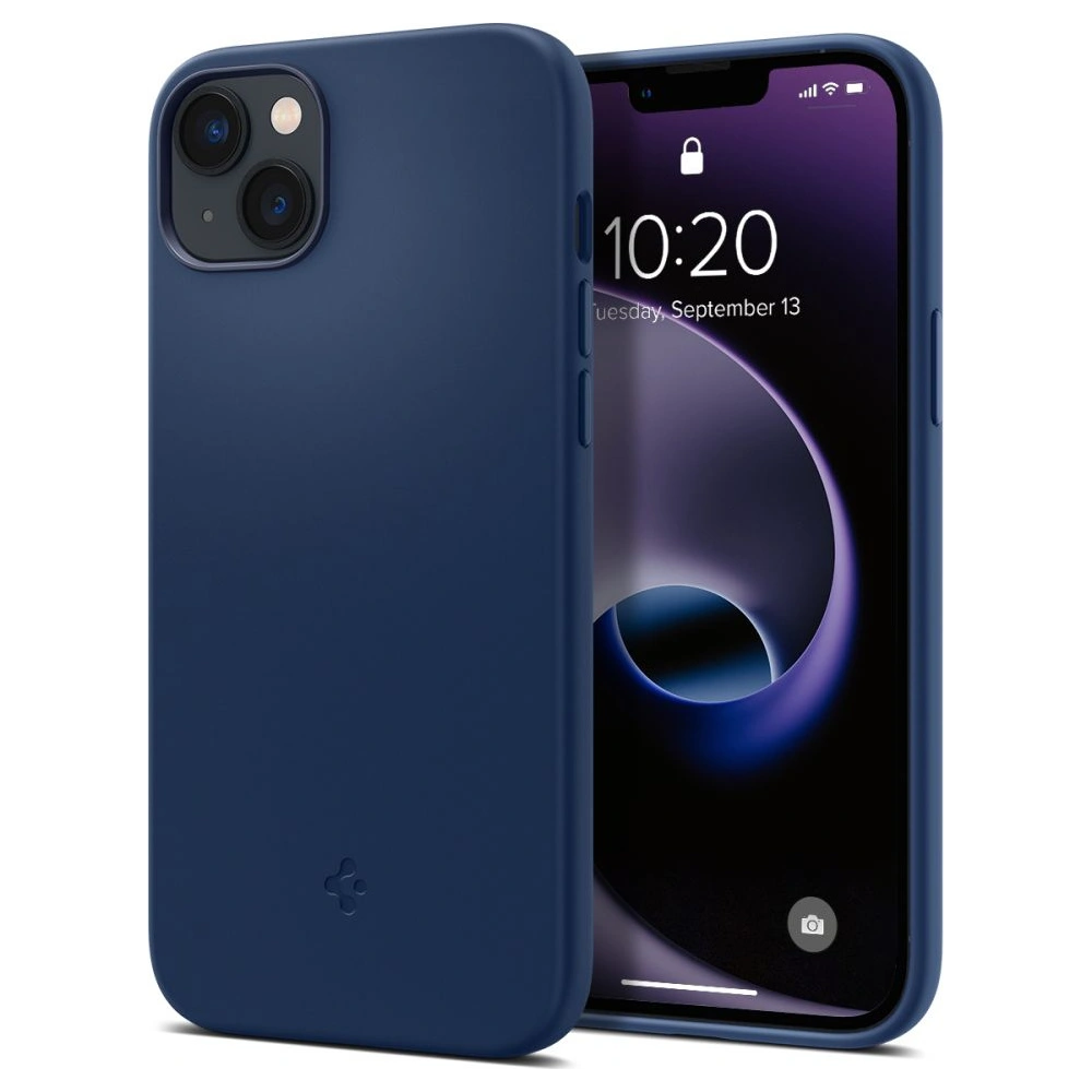 Etui Spigen Silicone Fit Mag MagSafe Apple iPhone 14 Plus / 15 Plus Navy Blue