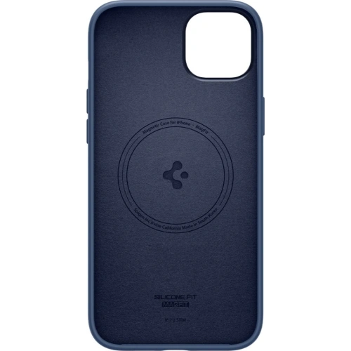 Kup Etui Spigen Silicone Fit Mag MagSafe Apple iPhone 14 Plus / 15 Plus Albastru Marin - SPN2486 - {ean13} - Sklep Home Screen