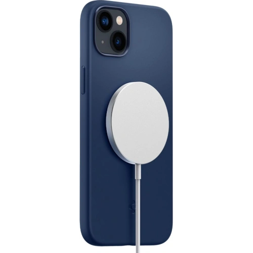 Buy Spigen Silicone Fit Mag MagSafe Apple iPhone 14 Plus / 15 Plus Navy Blue - SPN2486 - {ean13} - Home Screen Store Europe