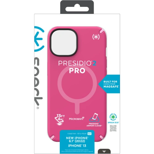 Buy Speck Presidio2 Pro MagSafe MICROBAN Apple iPhone 14 (Digitalpink / Blossompink / White) - SPK333 - {ean13} - Home Screen Store Europe