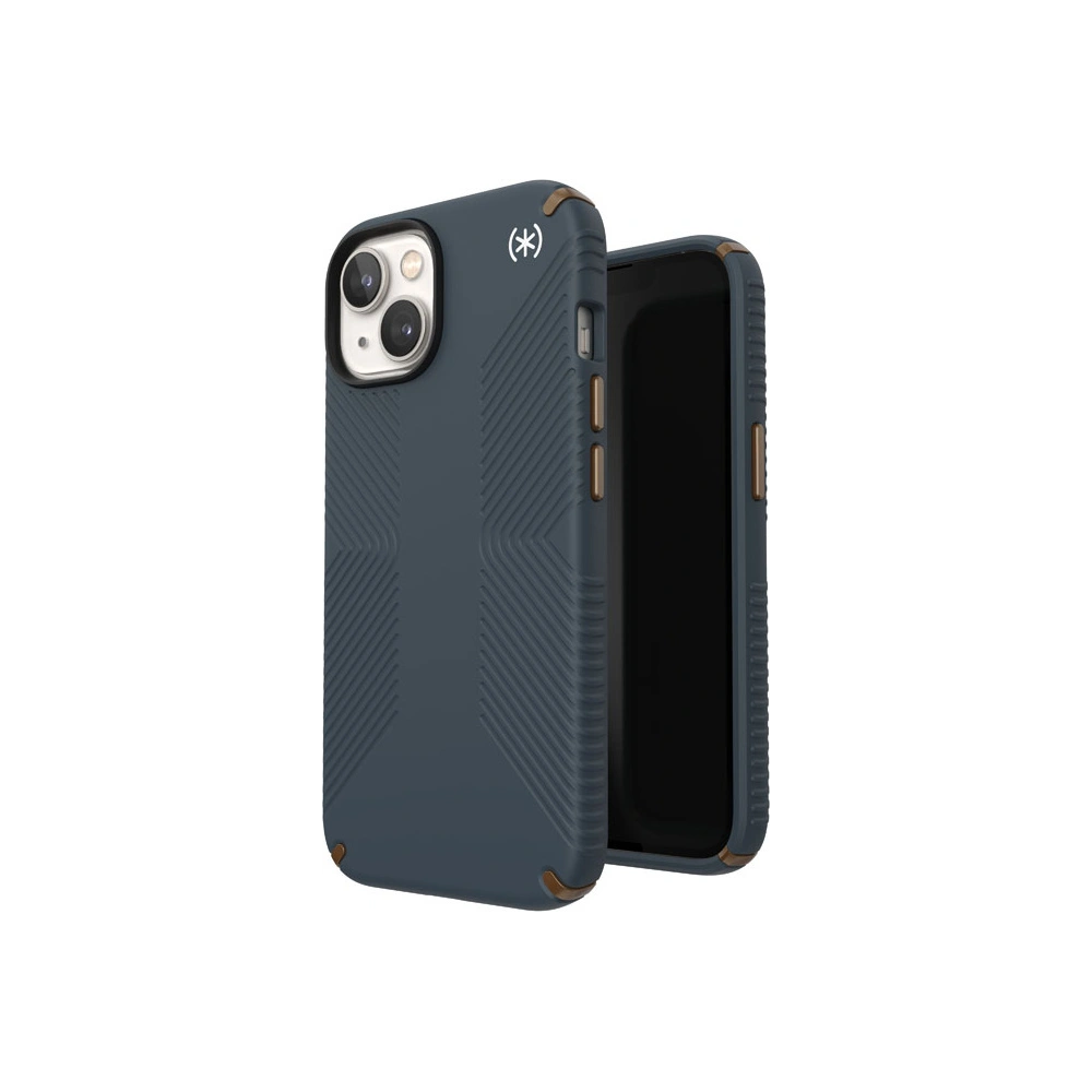 Etui Speck Presidio2 Grip MICROBAN Apple iPhone 14 (Charcoal / Cool Bronze / Slate)