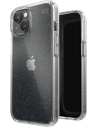 Etui Speck Presidio Perfect-Clear s třpytkami MICROBAN Apple iPhone 14 (Průhledné / Zlaté třpytky)