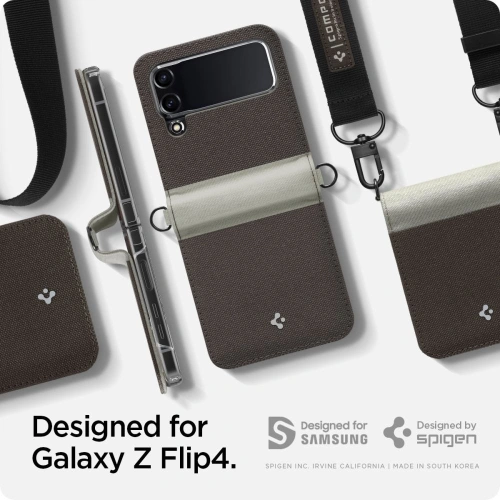 Kup Case Spigen Compoty Samsung Galaxy Z Flip 4 Tan - SPN2493 - {ean13} - Sklep Home Screen