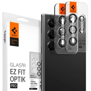 Kup Gehärtetes Glas für das Spigen Optik.tr ez Fit Kamera-Schutz für Samsung Galaxy S22 Ultra Schwarz [2 PACK] - SPN2496 - {ean13} - Sklep Home Screen