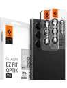 Gehärtetes Glas für das Spigen Optik.tr ez Fit Kamera-Schutz für Samsung Galaxy S22 Ultra Schwarz [2 PACK]