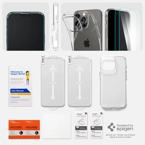 Buy Spigen Crystal Pack Apple iPhone 14 Pro Max Crystal Clear - SPN2499 - {ean13} - Home Screen Store Europe