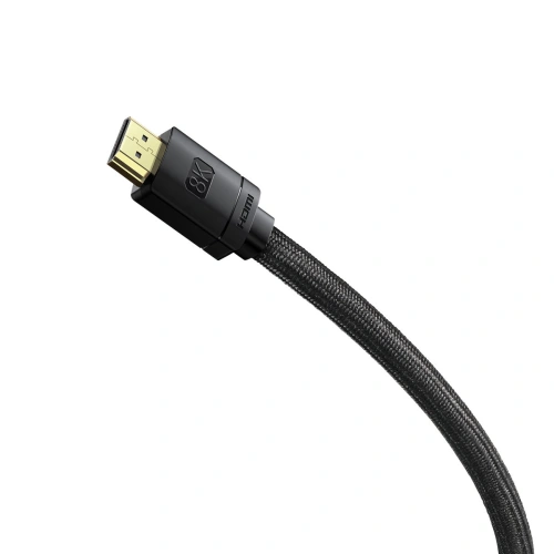 Kup Cablul Baseus High Definition Series HDMI 2.1 8K 60Hz 0,5m negru - BSU3536 - {ean13} - Sklep Home Screen