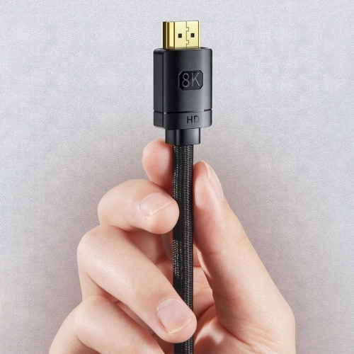 Kup Kabel Baseus High Definition Series HDMI 2.1 8K 60Hz 0,5m černý - BSU3536 - {ean13} - Sklep Home Screen
