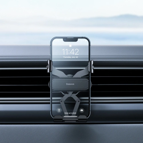 Kup Autós tartó légkondicionáló rácsra Baseus Stable Gravitational Car Mount Lite (Légkivezető verzió) fekete - BSU3537 - {ean13} - Sklep Home Screen