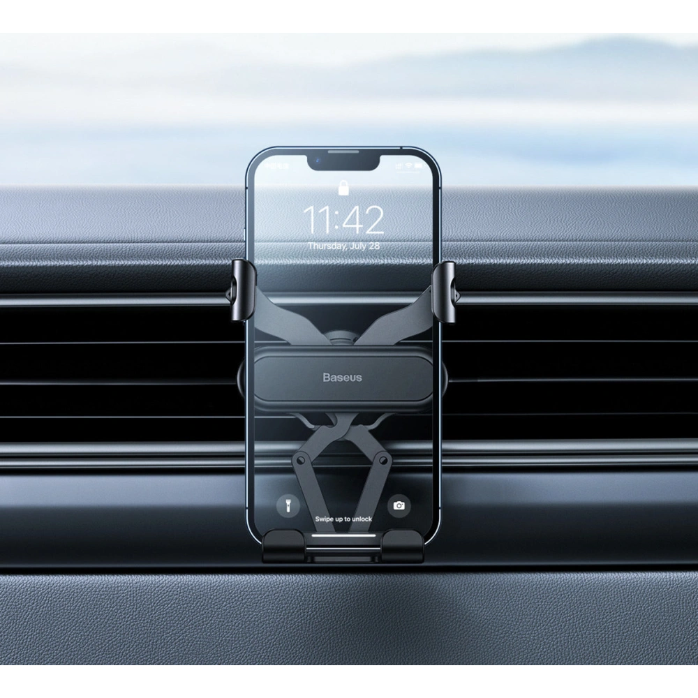 Uchwyt samochodowy do kratki nawiewu Baseus Stable Gravitational Car Mount Lite (Air Outlet Version) black