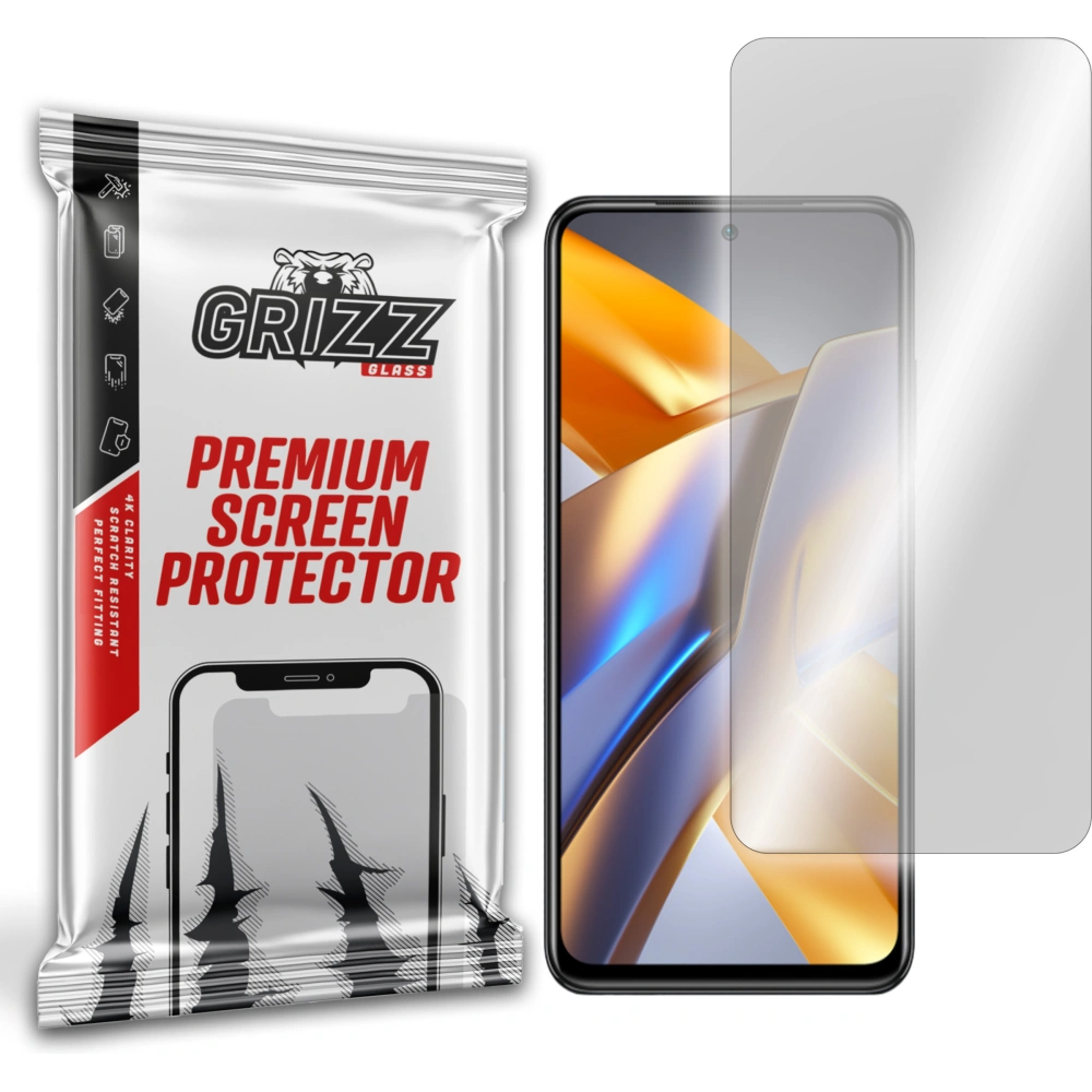 Szkło hybrydowe GrizzGlass HybridGlass do POCO M5s