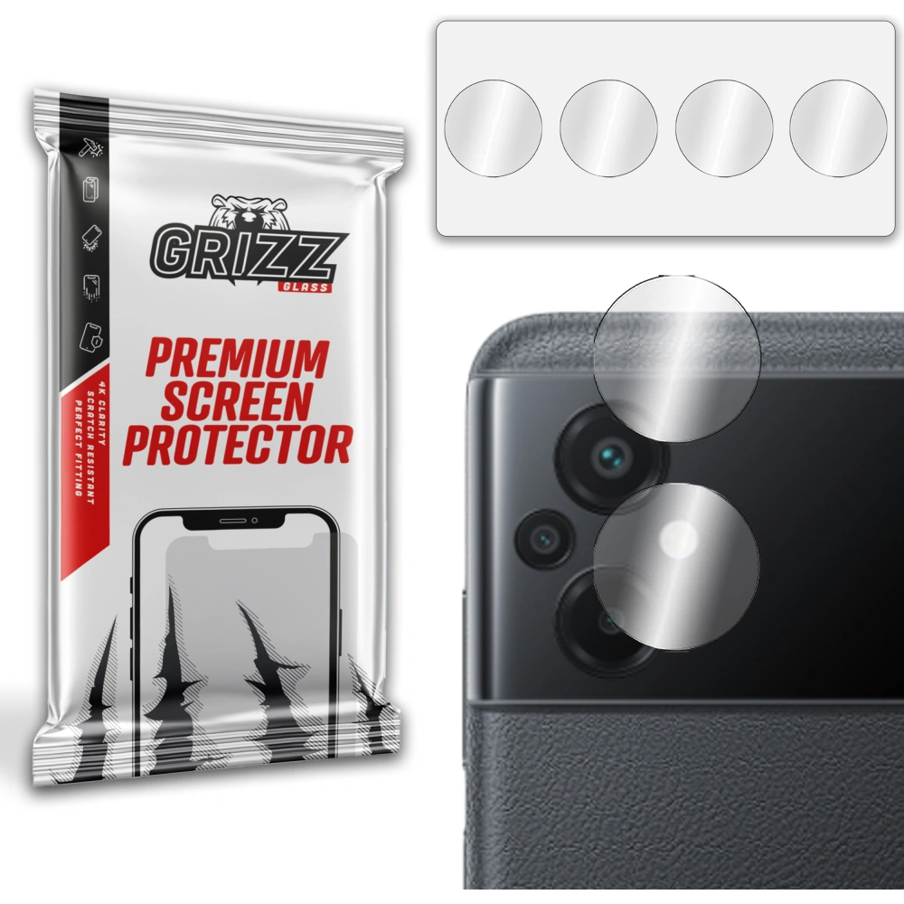 Szkło na aparat GrizzGlass HybridGlass Camera do POCO M5