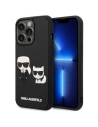 Etui Karl Lagerfeld KLHCP14L3DRKCK Apple iPhone 14 Pro negru/black hardcase Karl&Choupette Ikonik 3D