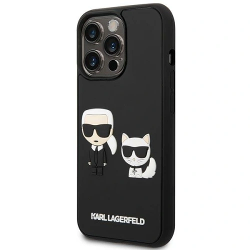 Kup Etui Karl Lagerfeld KLHCP14L3DRKCK Apple iPhone 14 Pro černý/black hardcase Karl&Choupette Ikonik 3D - KLD1021 - {ean13} - Sklep Home Screen