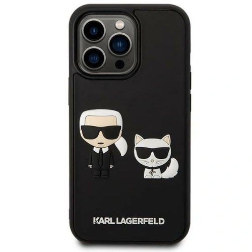 Kup Etui Karl Lagerfeld KLHCP14L3DRKCK Apple iPhone 14 Pro černý/black hardcase Karl&Choupette Ikonik 3D - KLD1021 - {ean13} - Sklep Home Screen