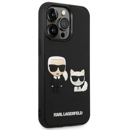 Kup Etui Karl Lagerfeld KLHCP14L3DRKCK Apple iPhone 14 Pro černý/black hardcase Karl&Choupette Ikonik 3D - KLD1021 - {ean13} - Sklep Home Screen