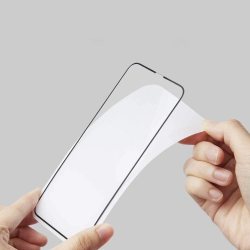 Kup Gehärtetes Glas Spigen GLAS.tR TC 3D Full Cover Case Friendly iPhone 11 Pro Max/XS Max - SPN424BLK - {ean13} - Sklep Home Screen