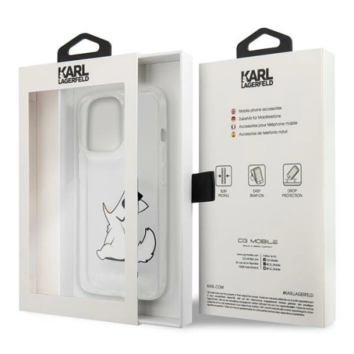 Kup Etui Karl Lagerfeld KLHCP14LCFNRC Apple iPhone 14 Pro hardcase transparent/trasparent Choupette Fun - KLD1022 - {ean13} - Sklep Home Screen