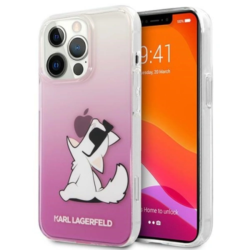 Kup Etui Karl Lagerfeld KLHCP14LCFNRCPI Apple iPhone 14 Pro hardcase rózsaszín/pink Choupette Fun - KLD1023 - {ean13} - Sklep Home Screen