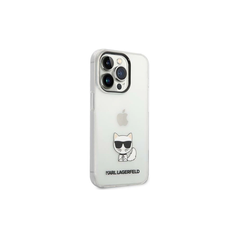 Etui Karl Lagerfeld KLHCP14LCTTR Apple iPhone 14 Pro hardcase przeźroczysty/transparent Choupette Body
