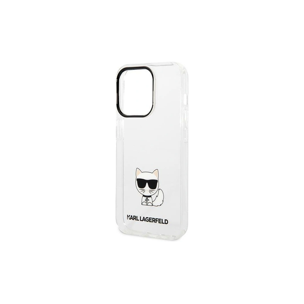 Etui Karl Lagerfeld KLHCP14LCTTR Apple iPhone 14 Pro hardcase przeźroczysty/transparent Choupette Body