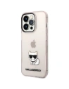 Kup Etui Karl Lagerfeld KLHCP14LCTTRI Apple iPhone 14 Pro hardcase roz/pink Transparent Choupette Body - KLD1025 - {ean13} - Sklep Home Screen